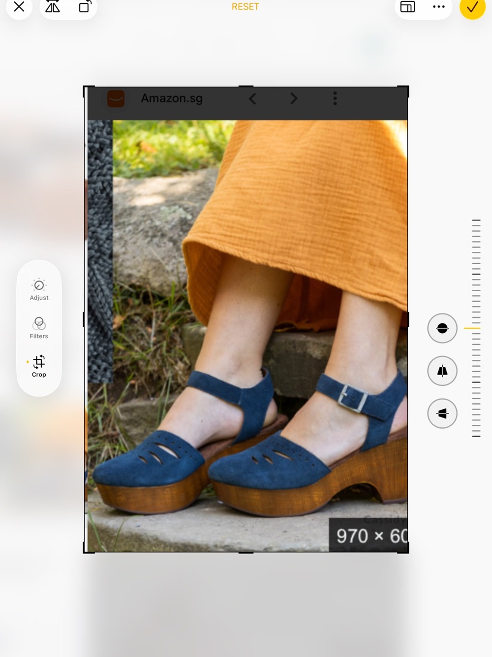 Women’s Blue Suede Platform Mary Jane Sandals